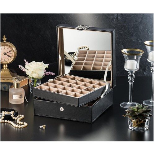 Classic black jewelry box 50 - black,