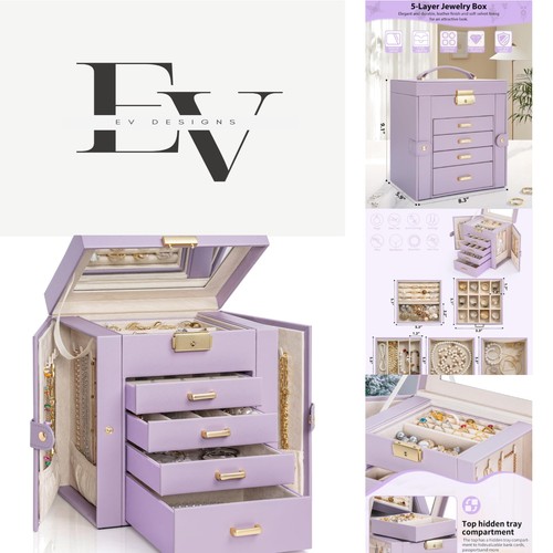 Durable leather jewelry box - jewelry,